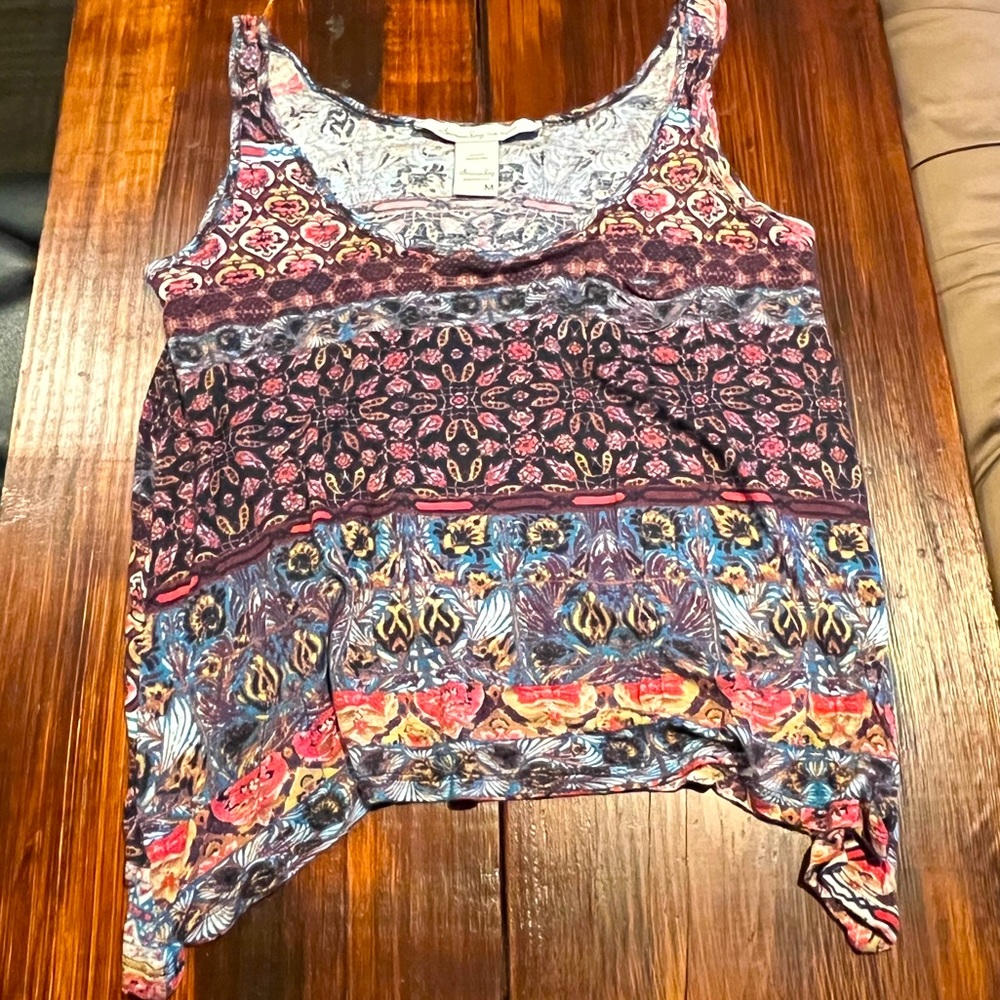 American Rag colorful tank top medium